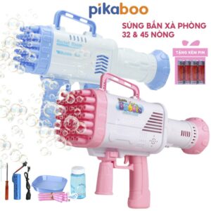 Súng Bắn Bong Bóng Xà Phòng Pikaboo – Niềm Vui Vô Tận Cho Trẻ Nhỏ