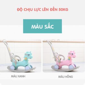 Ngựa Bập Bênh Có Bánh Xe, Có Nhạc Full 6 Chi Tiết – Lựa Chọn Tuyệt Vời Cho Bé Yêu