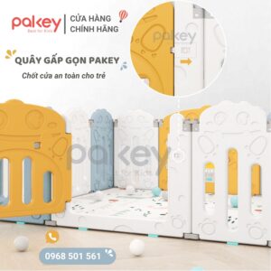 Quây cũi nhựa gấp gọn Pakey Khủng Long: Lựa chọn an toàn và tiện lợi cho bé yêu