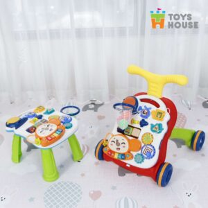 Xe Tập Đi Đa Năng Cho Bé Kết Hợp Bàn Đồ Chơi Có Nhạc 2 Trong 1 Toyshouse N6038 – Sự Lựa Chọn Hoàn Hảo Cho Bé Từ 9 Tháng Đến 2 Tuổi