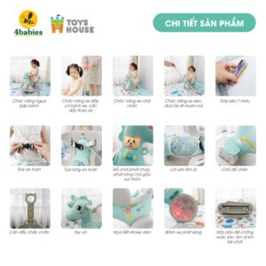 Ngựa Chòi Chân Kèm Dây Kéo Toyshouse 9031 – Đồ Chơi Vận Động Cho Bé