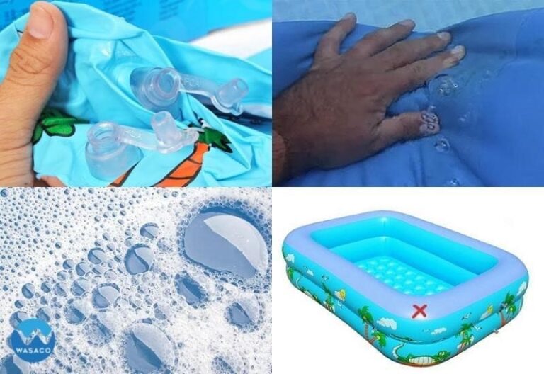 Cách bơm hơi và xử lý khi bể bơi phao bị xì hơi