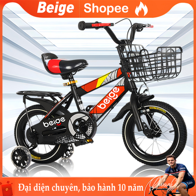 Xe đạp trẻ em Beige cho bé gái